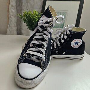 Classic Black Chuck Taylor Converse High Top Sneakers